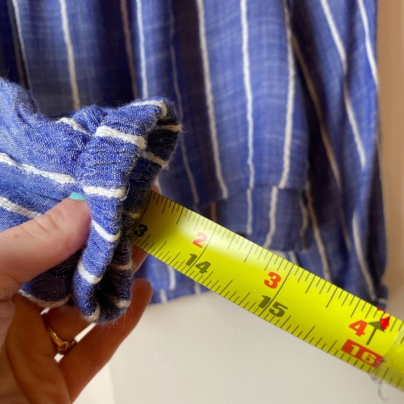 Thread & Supply Cropped Layered Crop Top Medium Summer Three Quarter Sleeve - Picture 8 of 9